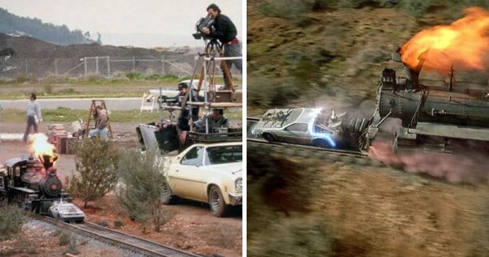 38 fotos de bastidores que mostram o outro lado de filmes famosos 7