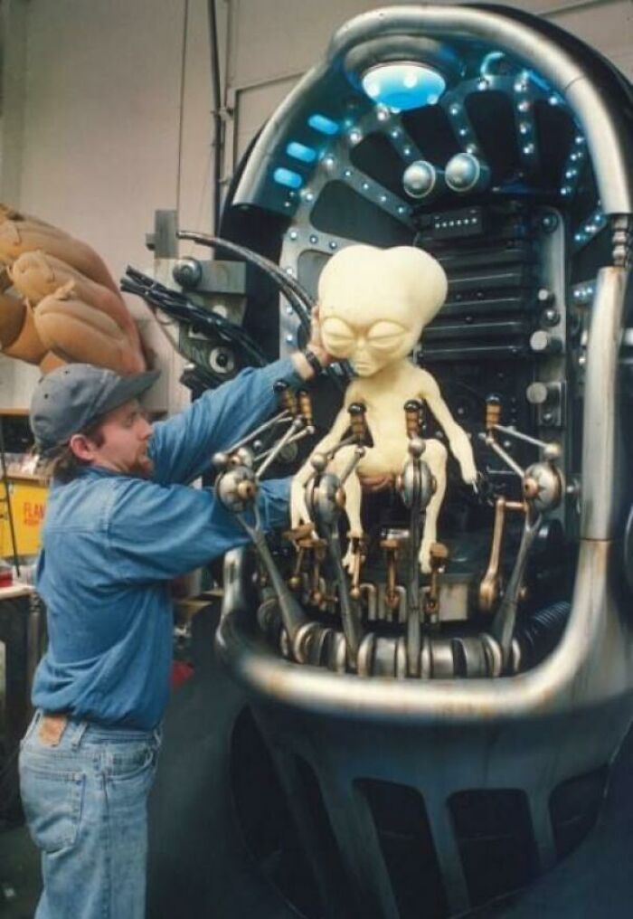 38 fotos de bastidores que mostram o outro lado de filmes famosos 17