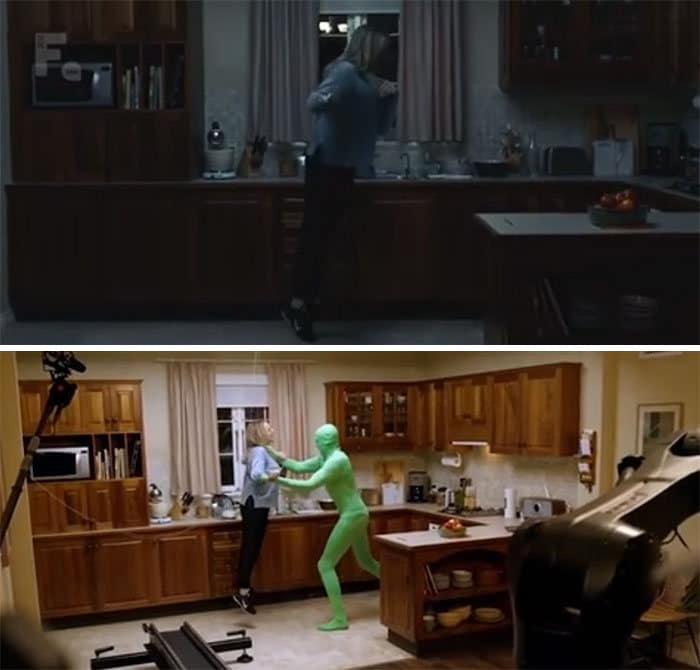 38 fotos de bastidores que mostram o outro lado de filmes famosos 29