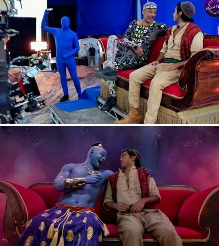 38 fotos de bastidores que mostram o outro lado de filmes famosos 31
