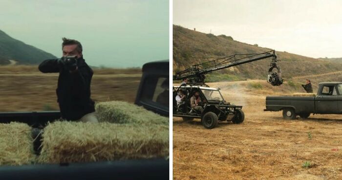 38 fotos de bastidores que mostram o outro lado de filmes famosos 39