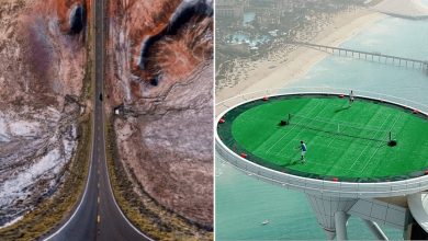 36 fotos de drones surreal que vão te dar frio na barriga 5