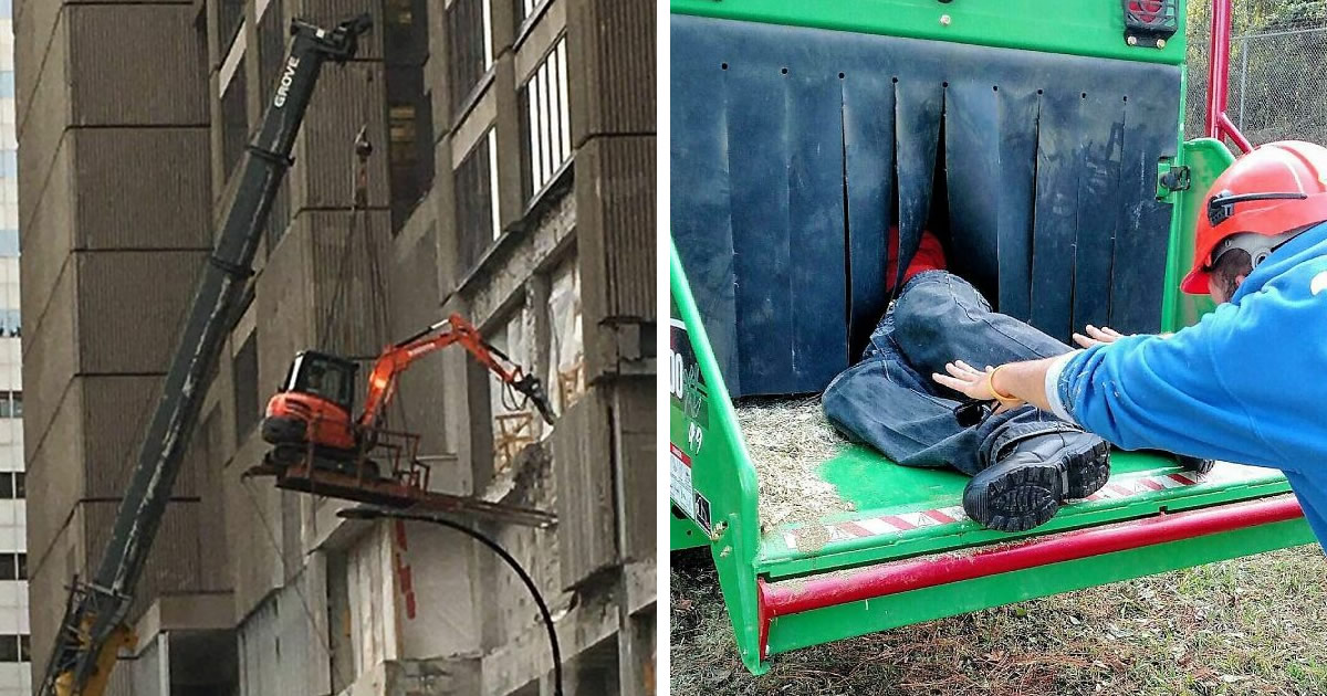 Segurança no trabalho: Pessoas são imortais com essas gambiarras