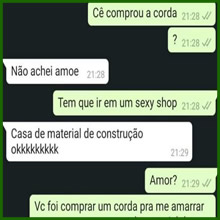 A corda tem que ser boa