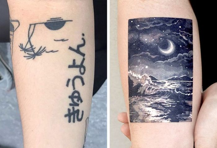 Um artista transforma tatuagens em cenas de outro mundo 6