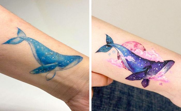 Um artista transforma tatuagens em cenas de outro mundo 7