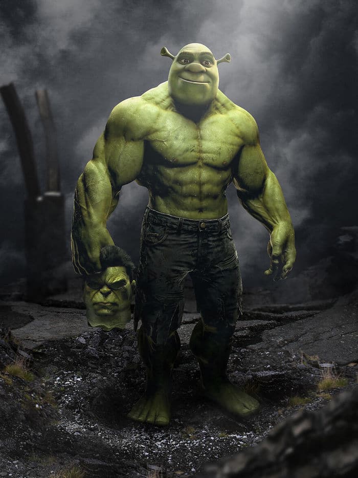 Artista combina dois personagens que têm algo em comum 1