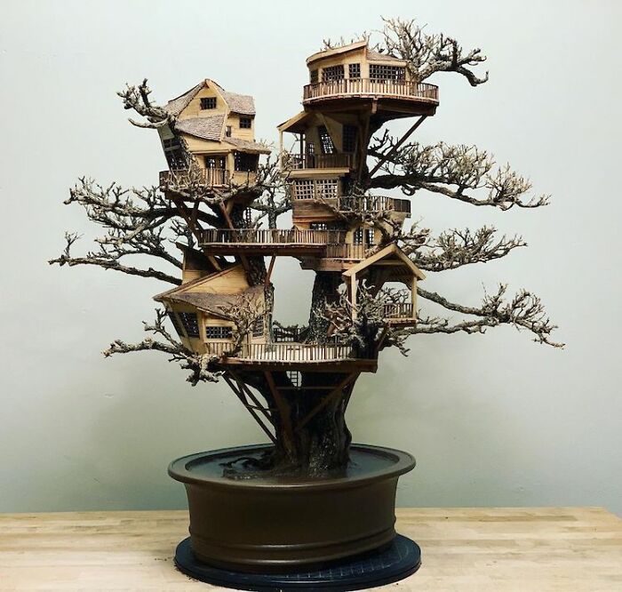 24 fantásticas casas na árvore de bonsai 1