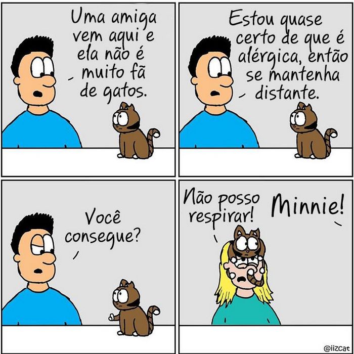 19 divertidas situações da vida quando um gato deixa você morar na casa dele 15