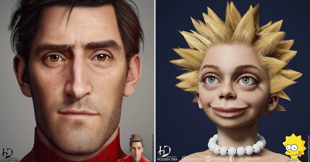 Artista adicionar toques realistas em 31 personagens da cultura pop