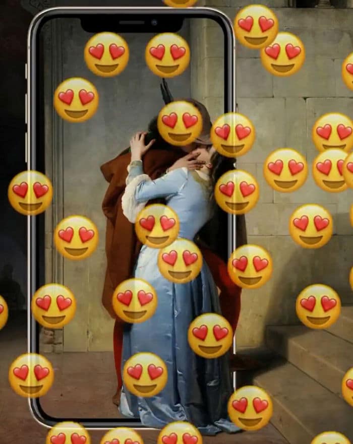 Artista digital reimagina pinturas famosas no contexto atual da tecnologia e mídia social 1