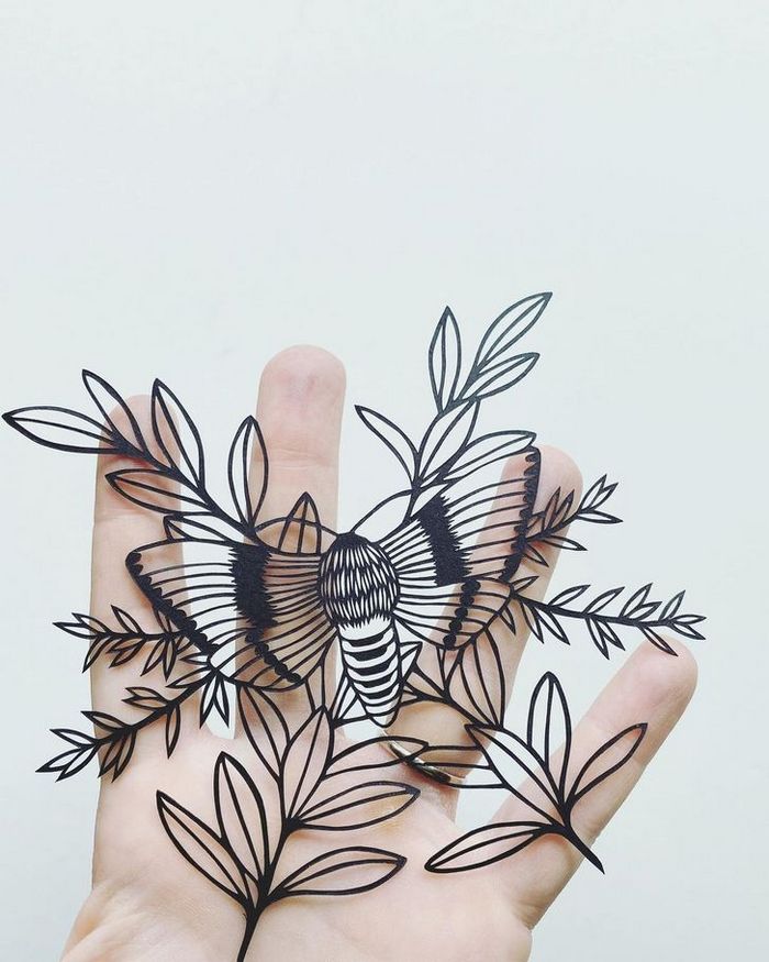 Artista faz obras de artes extremamente complexas com papel e bisturi 1