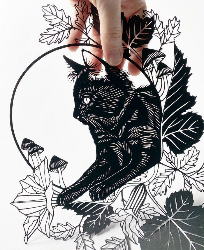 Artista faz obras de artes extremamente complexas com papel e bisturi 13