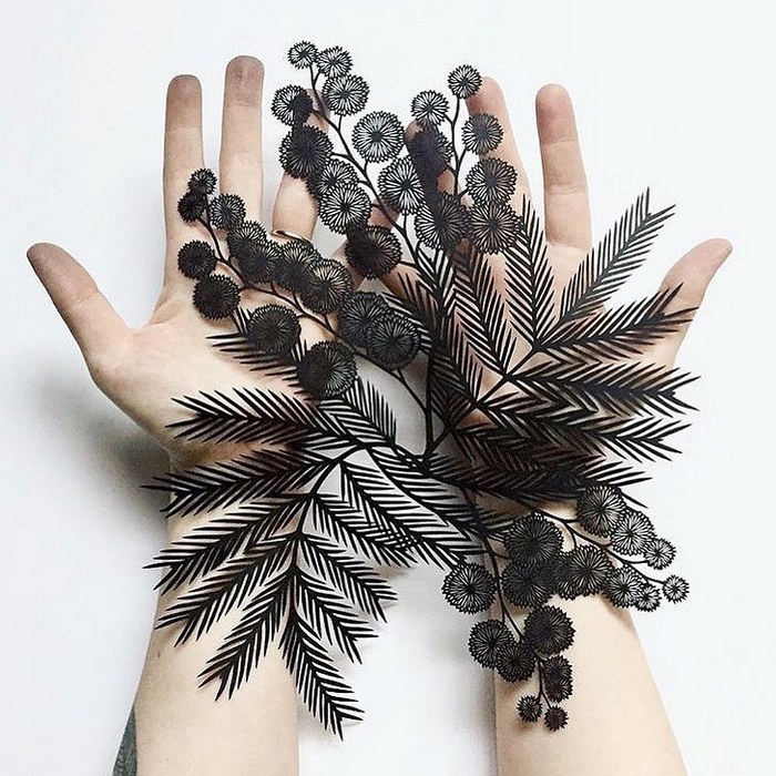 Artista faz obras de artes extremamente complexas com papel e bisturi 17