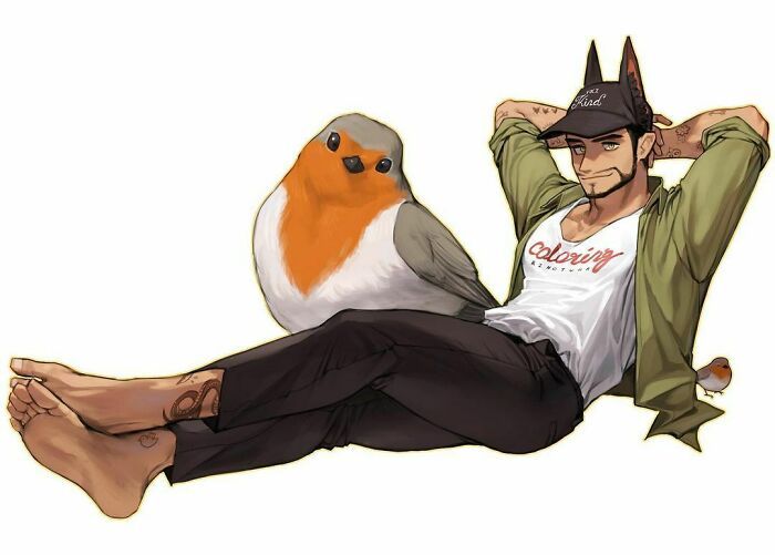 Artista reimagina animais, insetos, objetos do dia a dia e alimentos como personagens de anime 23