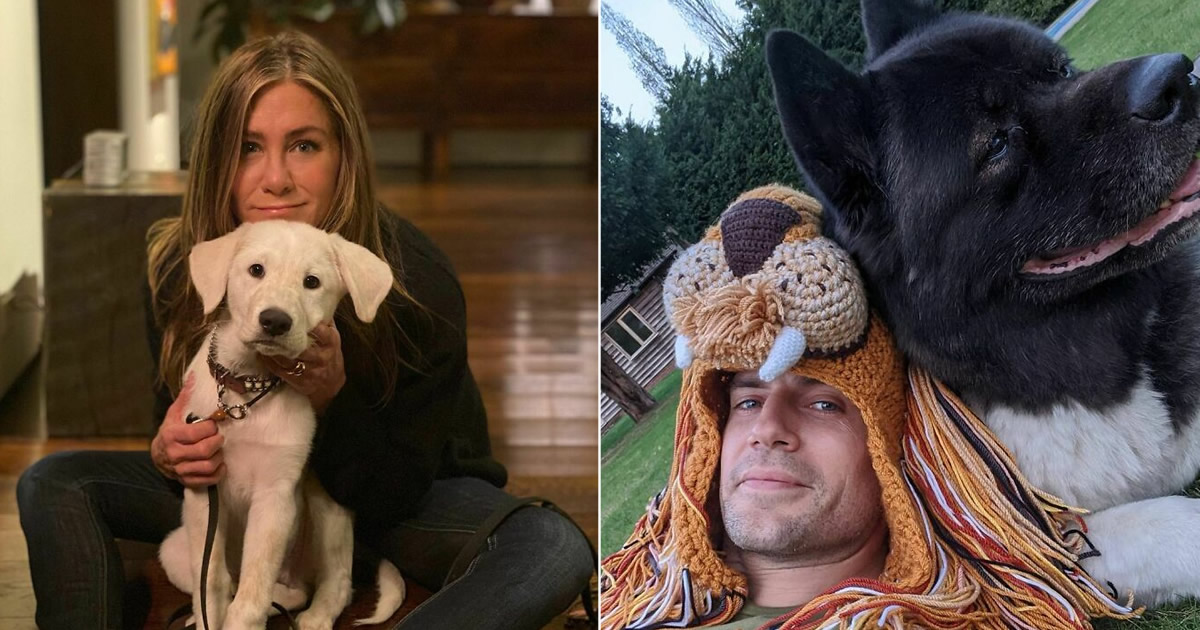38 celebridades que são verdadeiros amantes de cães