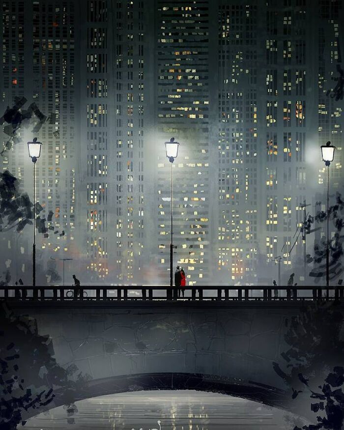 Marido retrata a vida cotidiana com sua esposa e filhos em 54 novas ilustrações comoventes 13