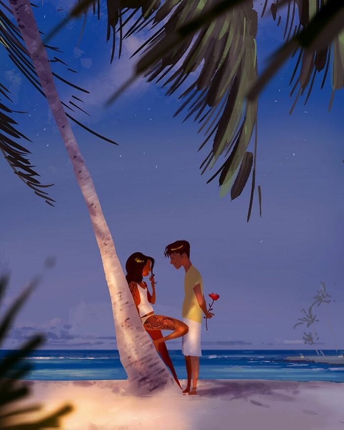 Marido retrata a vida cotidiana com sua esposa e filhos em 54 novas ilustrações comoventes 33