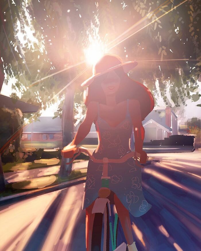 Marido retrata a vida cotidiana com sua esposa e filhos em 54 novas ilustrações comoventes 54