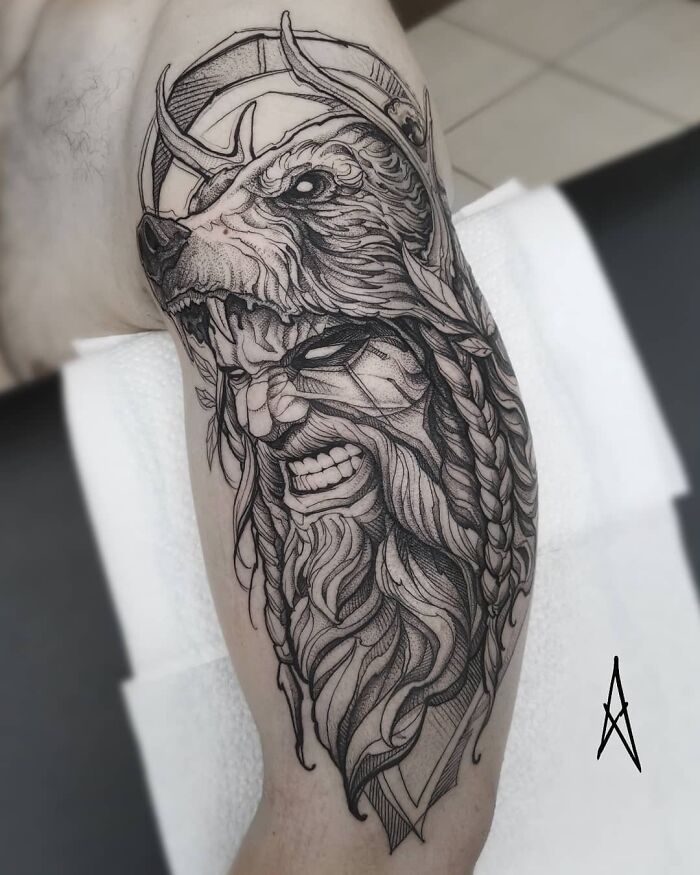 52 melhores tatuagem Viking e Nórdica para você se inspirar 1