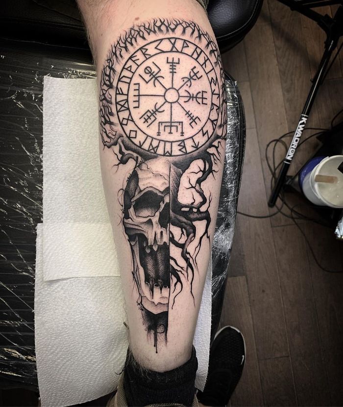 52 melhores tatuagem Viking e Nórdica para você se inspirar 6