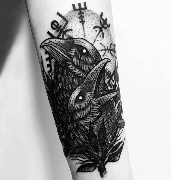 52 melhores tatuagem Viking e Nórdica para você se inspirar 24