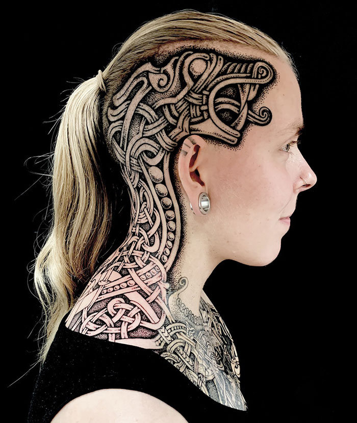 52 melhores tatuagem Viking e Nórdica para você se inspirar 37