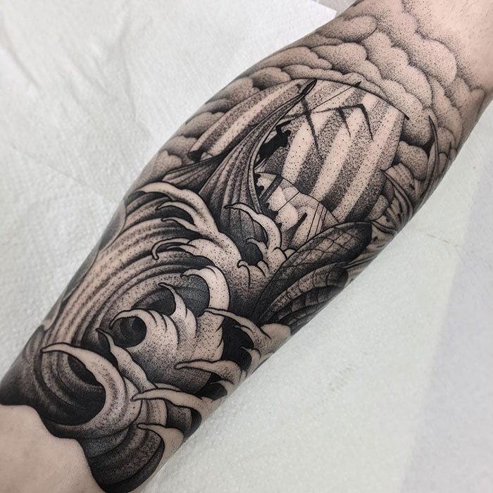 52 melhores tatuagem Viking e Nórdica para você se inspirar 43
