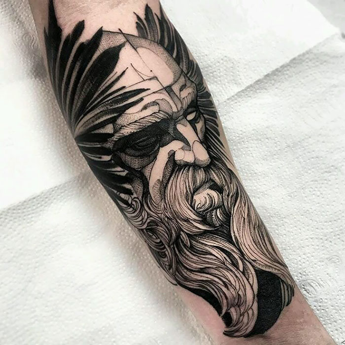 52 melhores tatuagem Viking e Nórdica para você se inspirar 48