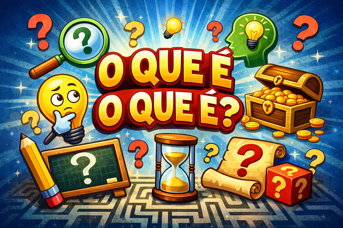 O que é o que é: 160 charadas que vão confundir seu cérebro