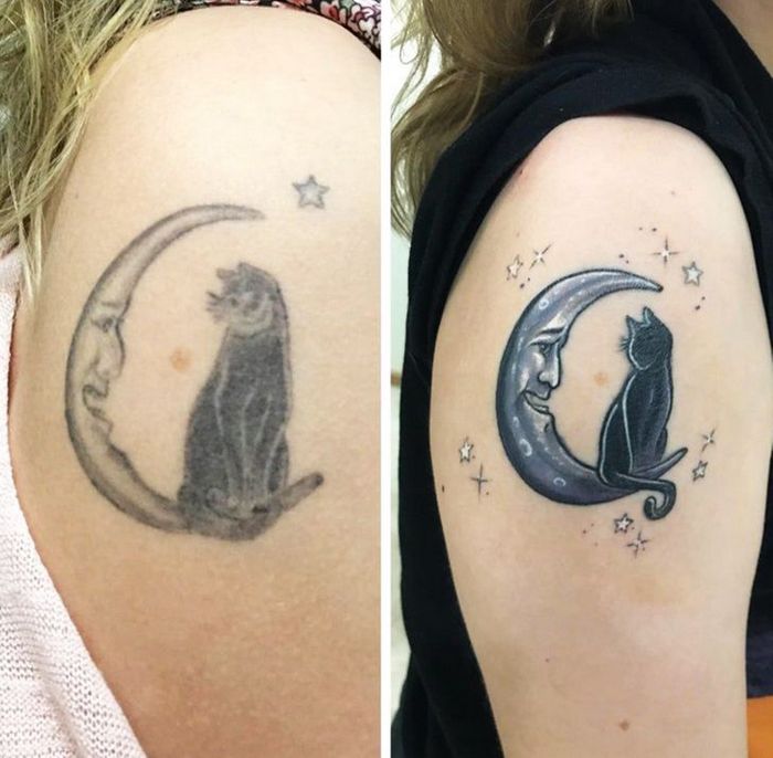 36 pessoas que decidiram dar uma segunda chance para suas antigas tatuagens 3