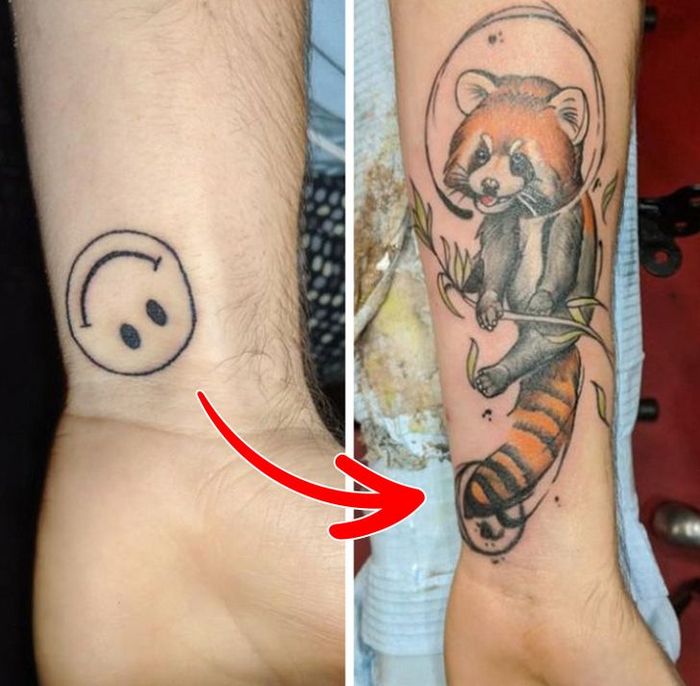 36 pessoas que decidiram dar uma segunda chance para suas antigas tatuagens 5