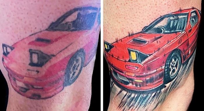 36 pessoas que decidiram dar uma segunda chance para suas antigas tatuagens 16