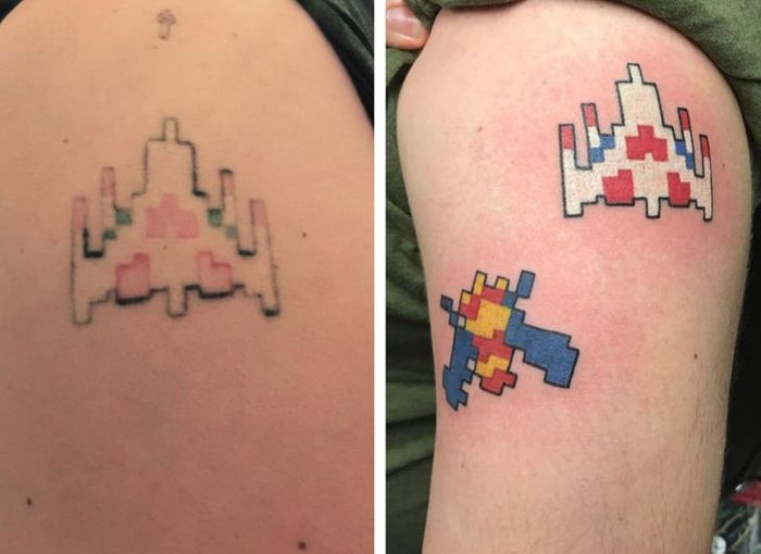 36 pessoas que decidiram dar uma segunda chance para suas antigas tatuagens 19