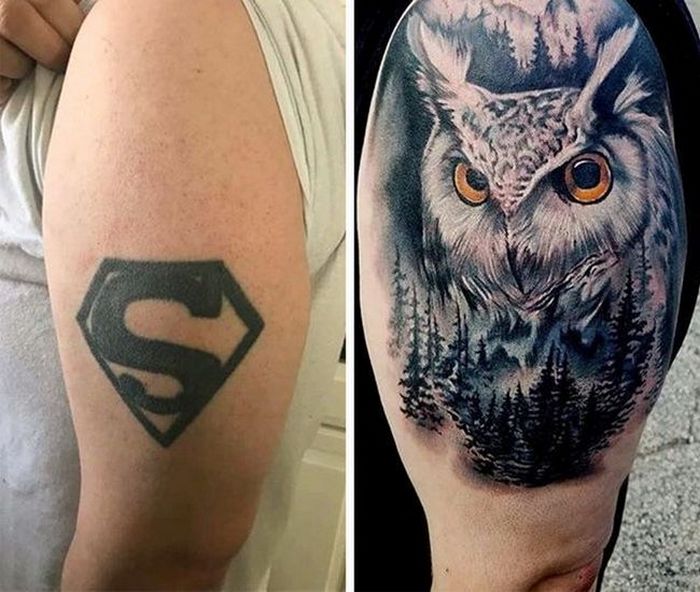 36 pessoas que decidiram dar uma segunda chance para suas antigas tatuagens 24