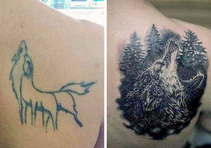 36 pessoas que decidiram dar uma segunda chance para suas antigas tatuagens 32