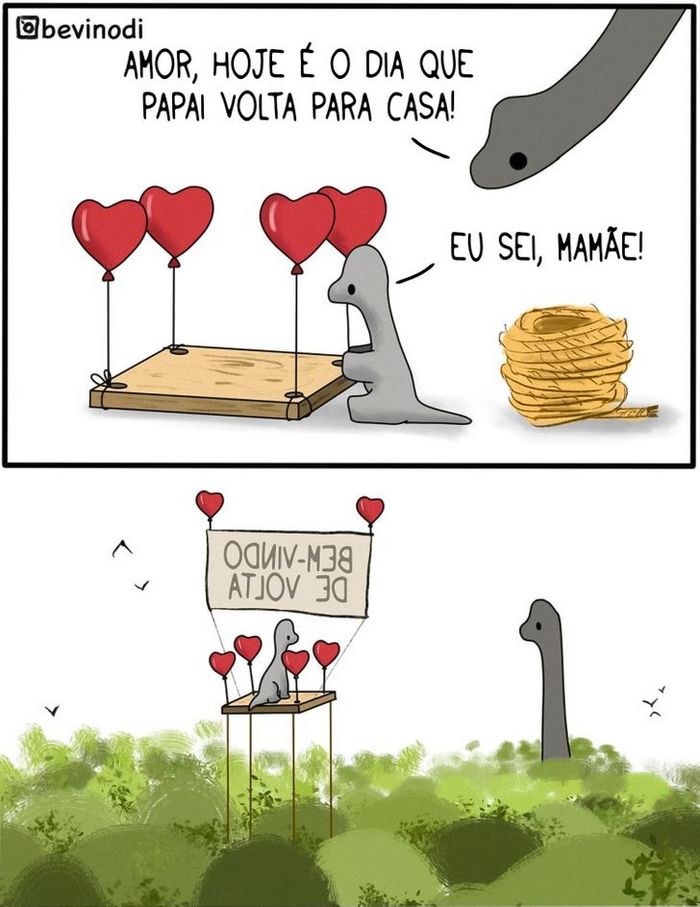 25 quadrinhos de um artista que imaginou como seriam as relações humanas no mundo animal 10