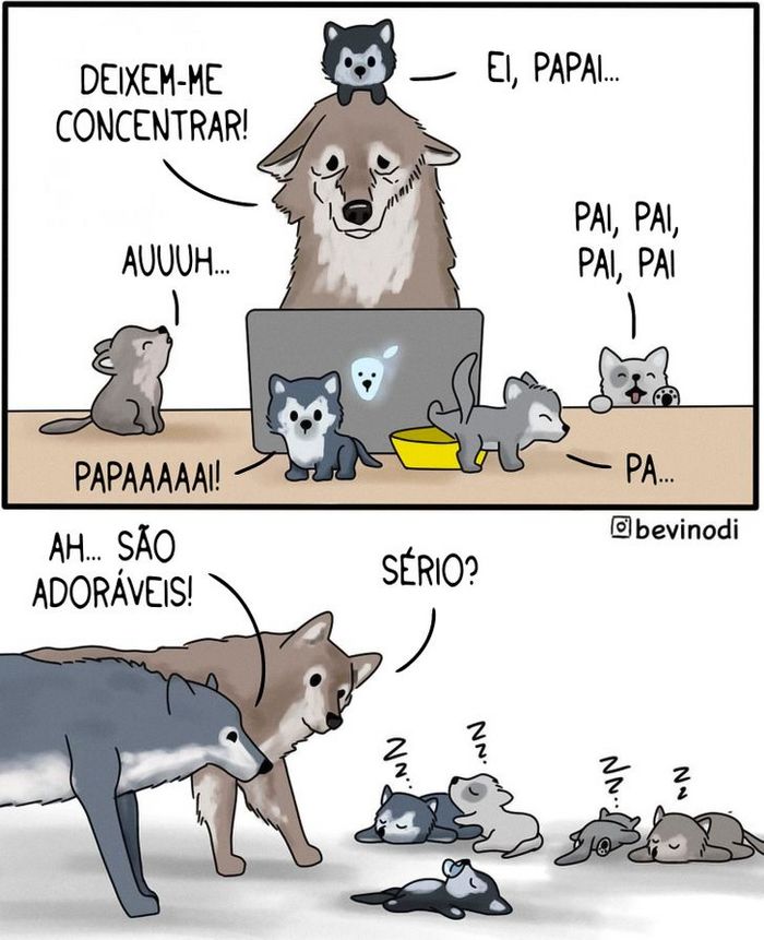 25 quadrinhos de um artista que imaginou como seriam as relações humanas no mundo animal 21