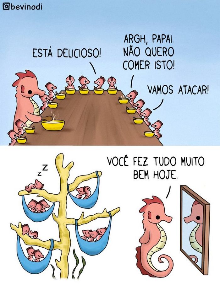 25 quadrinhos de um artista que imaginou como seriam as relações humanas no mundo animal 24