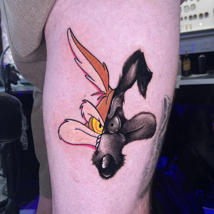 46 tatuagens de personagens populares misturadas em dois estilos diferentes 10