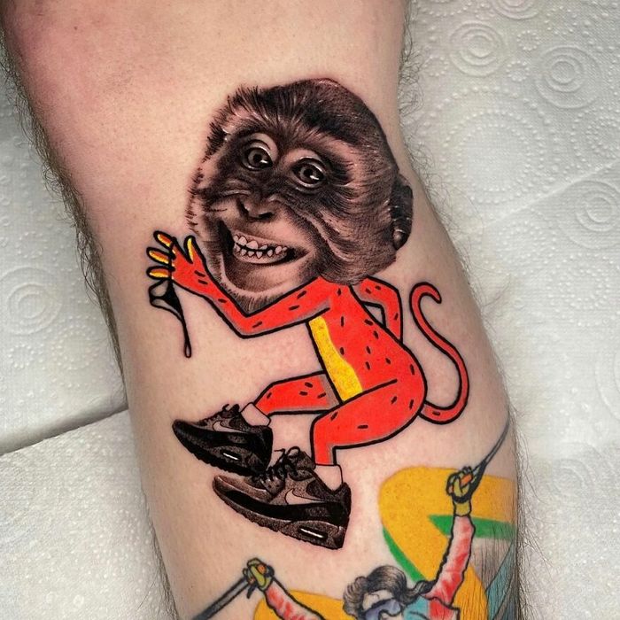 46 tatuagens de personagens populares misturadas em dois estilos diferentes 15