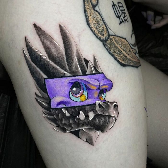 46 tatuagens de personagens populares misturadas em dois estilos diferentes 29