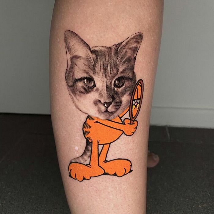 46 tatuagens de personagens populares misturadas em dois estilos diferentes 39