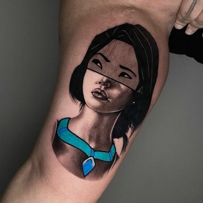 46 tatuagens de personagens populares misturadas em dois estilos diferentes 46