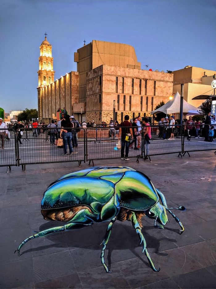 Um artista ilumina ruas com sua arte em 3D, tão mágica que vai fazer você questionar a realidade 14