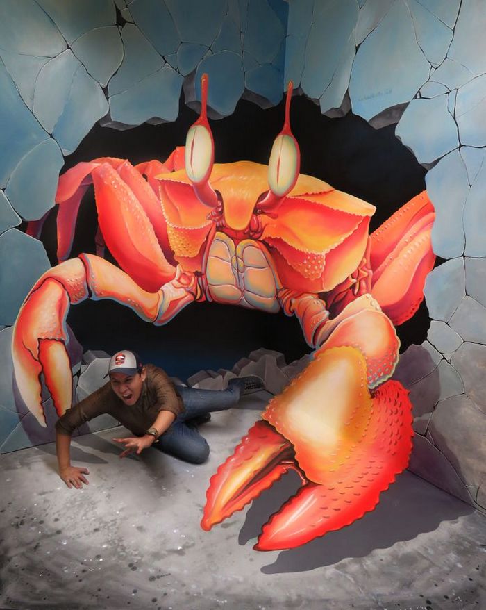 Um artista ilumina ruas com sua arte em 3D, tão mágica que vai fazer você questionar a realidade 18