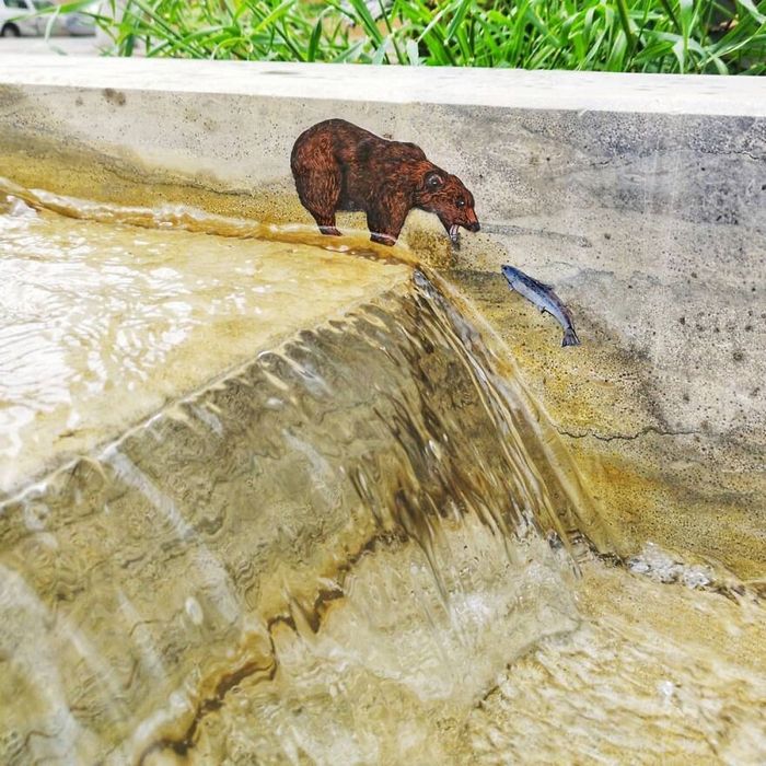Artista francês cria arte humorística nas ruas de Paris 28