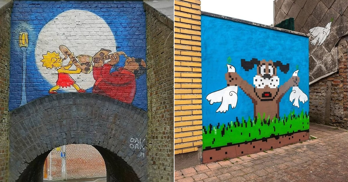 Artista francês cria arte humorística nas ruas de Paris