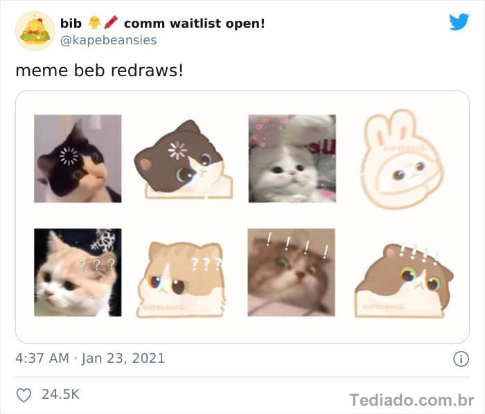 Bib transforma fotos engraçadas de animais em desenhos fofos 11