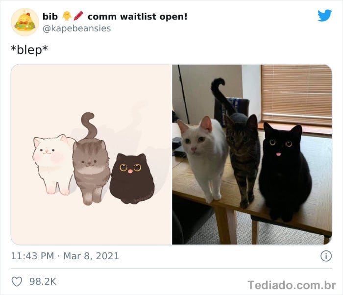 Bib transforma fotos engraçadas de animais em desenhos fofos 21